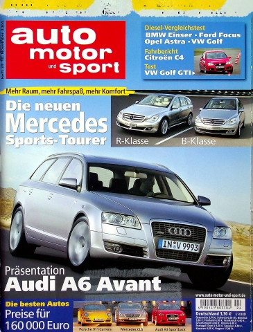 Deckblatt Auto Motor und Sport (24/2004)